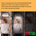 LED Cabinet Light with Motion Sensor and Remote (3000K to 6500K) - Image 4