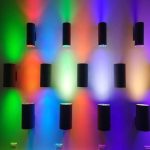 48W 2x24W Up & Down Led Wall Pack Wall Scone Light Red Green Blue ,6000K,3000K ETL Certified - Image 4