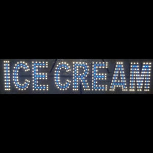 LED Ice cream Sign