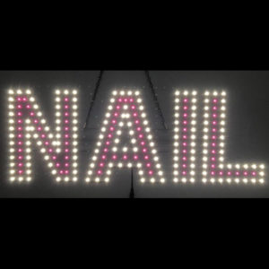 LED Nail Sign