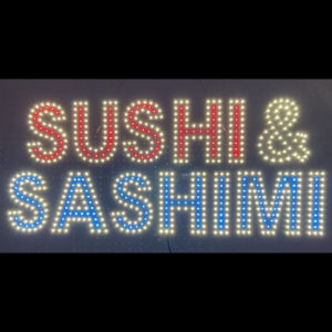 Sushi & Sashimi Sign