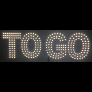 LED To Go Sign
