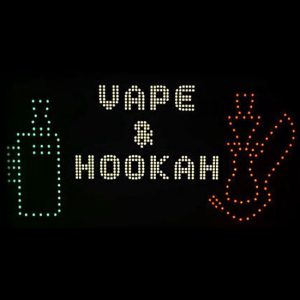 LED Vape & Hookah Sign