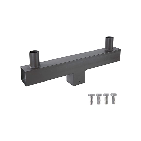 Tenon Adaptor 4" Bullhorns for Square Pole - 2 Light Fixture - Image 2