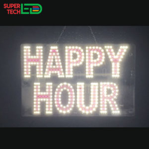 LED HAPPY HOURS Sign