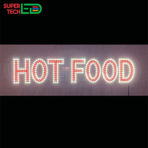 led hot food sign