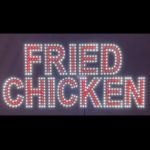 Led Fired Chicken Sign