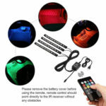 LED Light Strip for Cars Interior, Atmosphere Neon Lamp, 4 Qty, 36 LEDs - Image 3