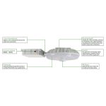 45W Bronze Canopy Light - 5000K, 5000lm, AC120-277V, 12" Diameter - Image 2