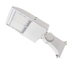 150W LED Shoebox Light White Housing AC 277-480V CCT 5000K | SBC8B-150W-480V-50K-W - Image 2