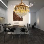 #1952 42″ Smart Modern Ceiling Fan, Remote Control,Reversible BLDC Intelligent DC 30W Motor, 36W*2 LED, AC 110V - Image 2