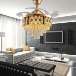 #1952 42″ Smart Modern Ceiling Fan, Remote Control,Reversible BLDC Intelligent DC 30W Motor, 36W*2 LED, AC 110V - Image 4