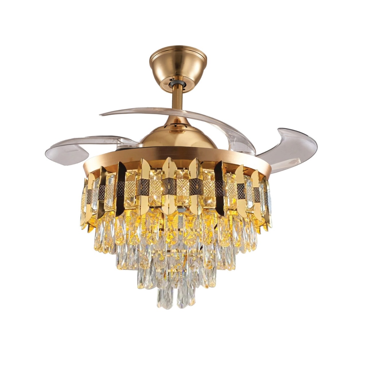 Supertechleds-LED-Smart-Modern-Ceiling-Fan #1952 42″ Smart Modern Ceiling Fan, Remote Control,Reversible BLDC Intelligent DC 30W Motor, 36W*2 LED, AC 110V - Image 1