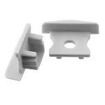 1207 Series Recessed LED Strip Aluminum Channel with Mounting Clips - Image 4