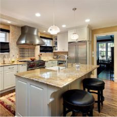 LED kitchen lighting fixture designed for modern cabinets and countertop illumination
