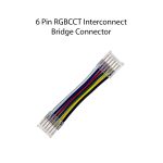 Interconnect Jumper - 6 Pin RGBCCT Solderless Connectors for 12mm RGBCCT Lights - Image 2