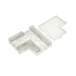 2-Pin Split T-Shape COB Single Color LED Strip Connector – 8mm/10mm IP20 Tape | Solder-Free 3-Way Splitter - Image 2