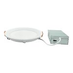 6" 12W LED Round Slim Ultra-thin Downlight, 5CCT Selectable (2700K–5000K), 960-1030 Lumens, 0-10V Dimmable, ETL Listed - Image 2