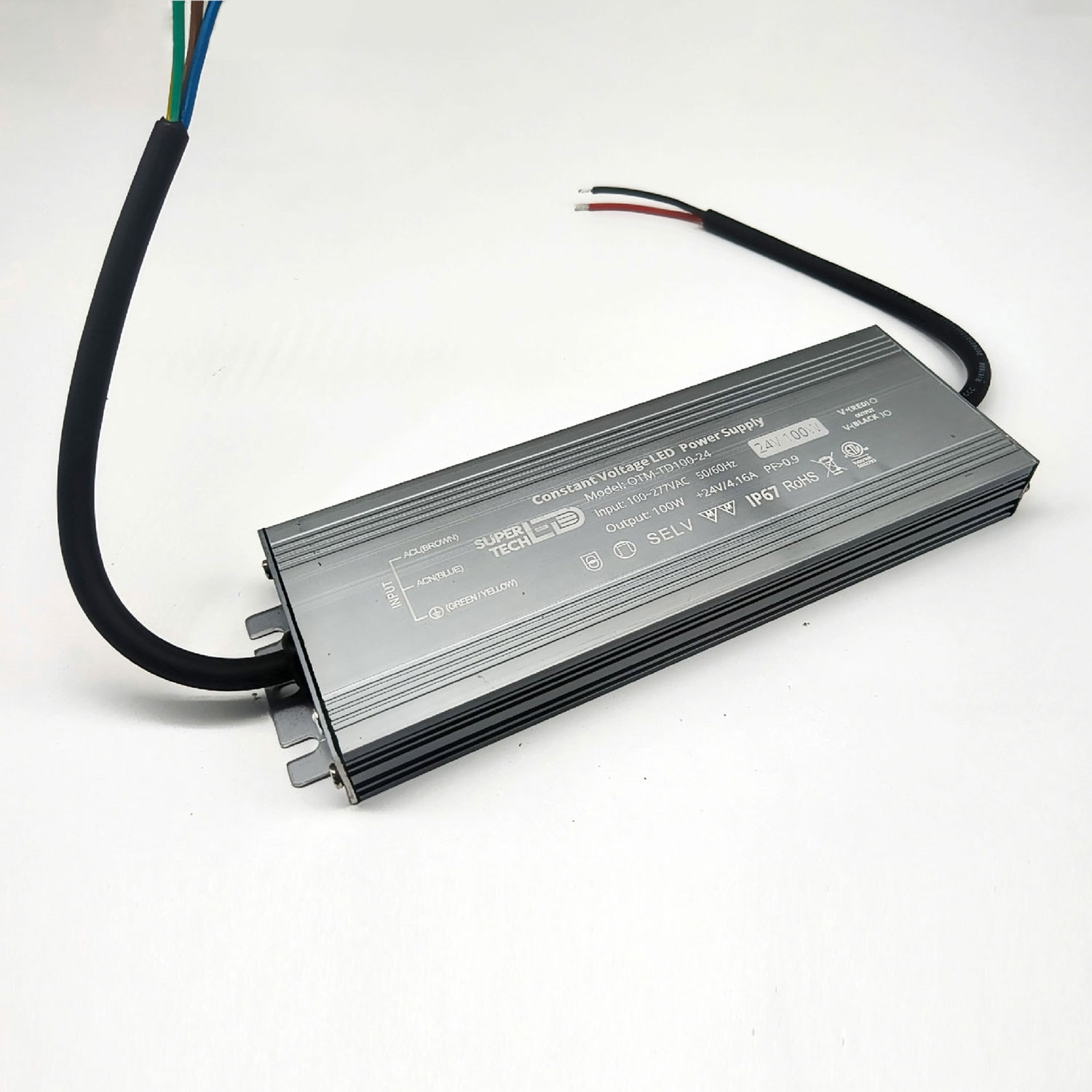 Print 100W LED Outdoor Power Supply | 24V Ultra-Thin , Waterproof, IP67, ETL Certified - Image 1