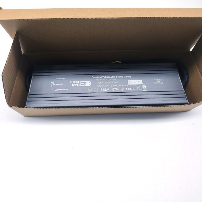 400W LED Outdoor Power Supply | 24V Ultra-Thin, Waterproof, IP67, ETL Certified - Image 4