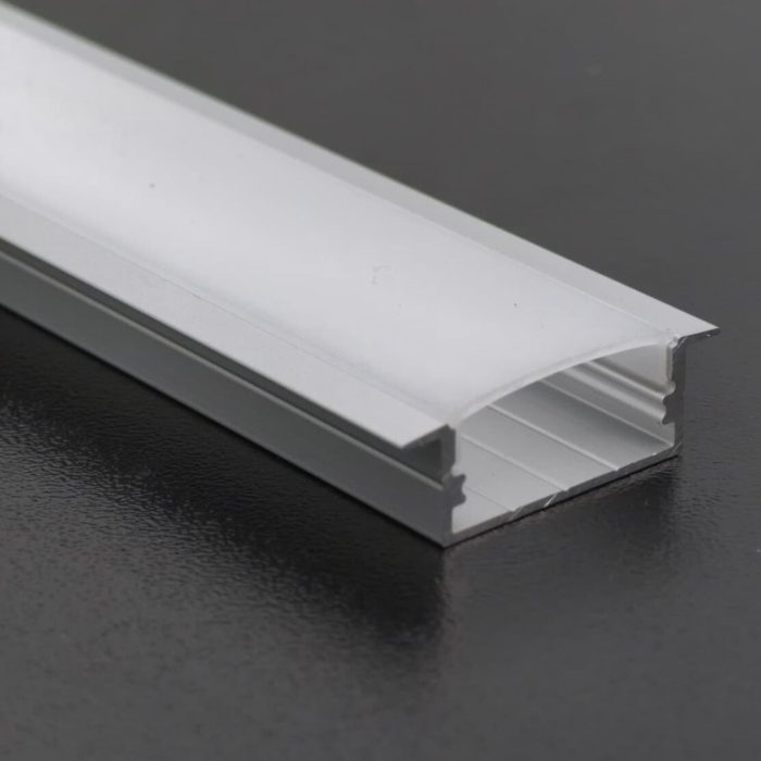 STL-080 Recessed LED Aluminum Channel – T-Profile , Compatible with LED Strips, ROHS Certified - Image 1