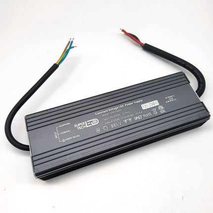 250W LED Outdoor Power Supply | 12V/24V Ultra-Thin, Waterproof, IP67, ETL Certified