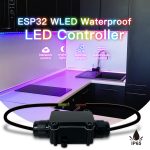 ESP32 WLED Waterproof LED Controller, IP65, DC 5–24V, 10A Max, WiFi Smart Addressable LED Strip Controller - Image 3