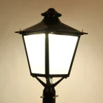 80W/100W/120W LED Decorative Post Light CCT Selectable3000K/4000K/5000K, Fits 3" Pole Top - Image 2