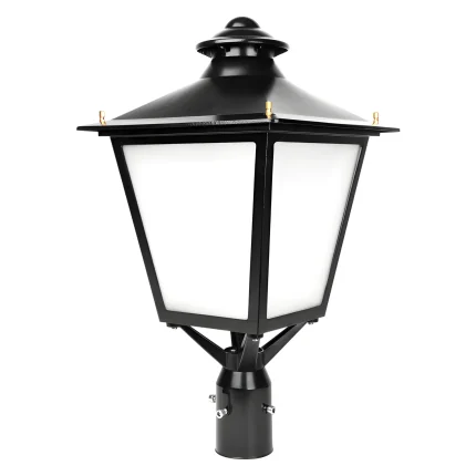 80W/100W/120W LED Decorative Post Light CCT Selectable3000K/4000K/5000K, Fits 3" Pole Top