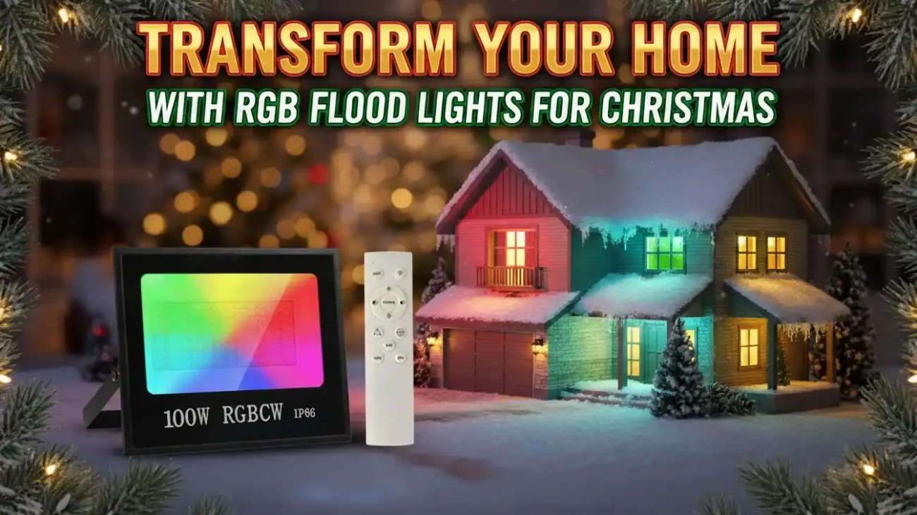 RGB Flood Lights for Christmas