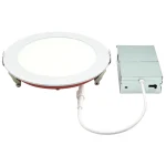 6" 15W Fire-Rated LED Downlight, 1200 Lumens, 5CCT Selectable, 120V TRIAC Dimmable| 6C-15W-5CCT-FR - Image 2