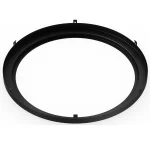 9"/12" Alabaster Flush Mount LED Ceiling Light – Black/Gold Finish | 18W/24W | 5CCT Tunable (2700K-5000K) | Triac Dimmable | ENERGY STAR & ETL Certified - Image 3