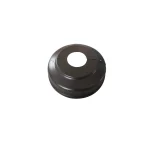 10ft Steel Light Pole – 3 Inch Round, Black Powder-Coated Housing with Anchor Bolts & Base Cover - Image 2
