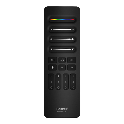 C10 4-Channel SPI LED Remote Controller – 2.4GHz Wireless, 30m Control Distance, Multi-Controller Compatible