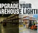 warehouse LED lighting installation in Dallas TX with high bay lights