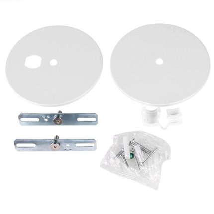 Strip Light Canopy Pendant Kit – Ceiling Pendant Mounting Accessory for LED Architectural Strip Lights, Black/White Finish