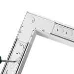 Strip Light L-Shape Splice Kit – 90° Corner Connector for LED Architectural Strip Lights, Black/White Finish - Image 7