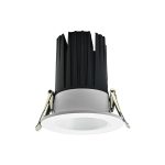 3 Inch LED Recessed Module Downlight – 12W, 990LM, Round/Square, Selectable CCT, Black+White Finish - Image 5