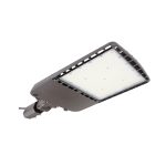 240W LED Shoebox Light – 33,600LM Output, Area & Parking Lot Fixture, Brown/Black Finish-TS-SL0824-240W-H3-XXK - Image 2